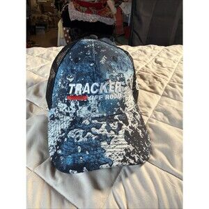 Tracker Offroad Hat Cap True Timber Camo Blue Trucker Snapback Mesh
